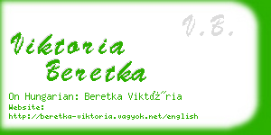 viktoria beretka business card